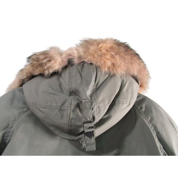 Vintage USAF Extreme Cold Weather Flying Jacket N-3BFur Lined Snorkel Hood GUC X - Picture 14 of 16